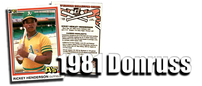 1981 Donruss Baseball Cards 